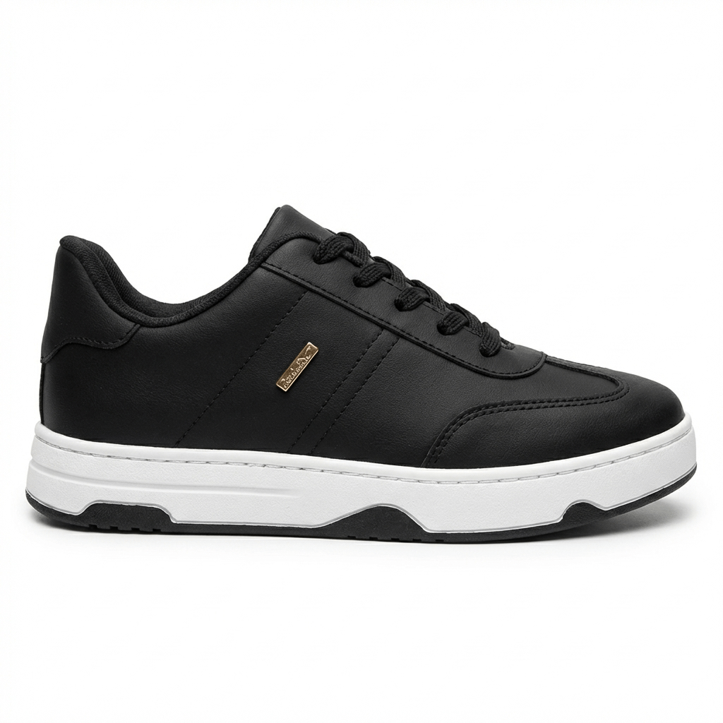 Tênis Moleca Casual Preto Feminino 5835.201